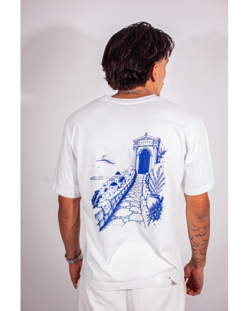 ITHAQUE | T-Shirt Oversize Premium Blanc – ATEVA