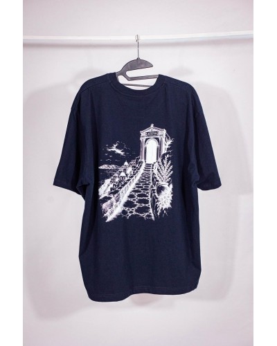 ATEVA SCYLLA - T-shirt Premium Navy Oversize Inspiré de l'Odyssée